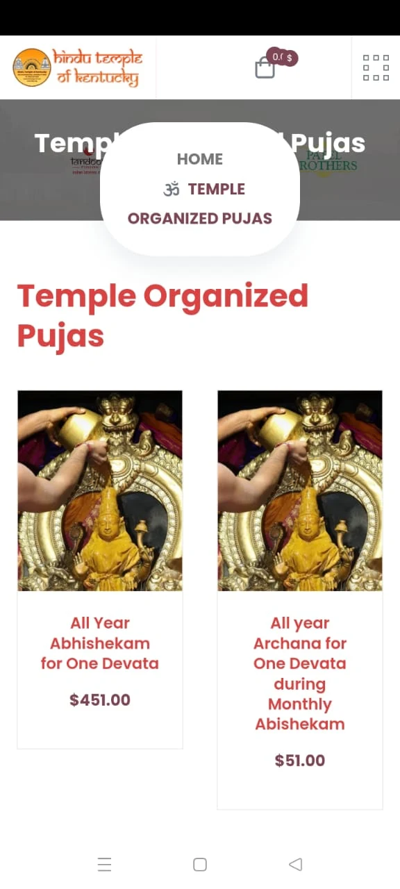 Hindu Temple of Kentucky screenshot